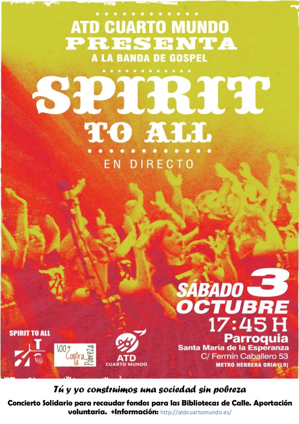 Cartel Concierto Gospel